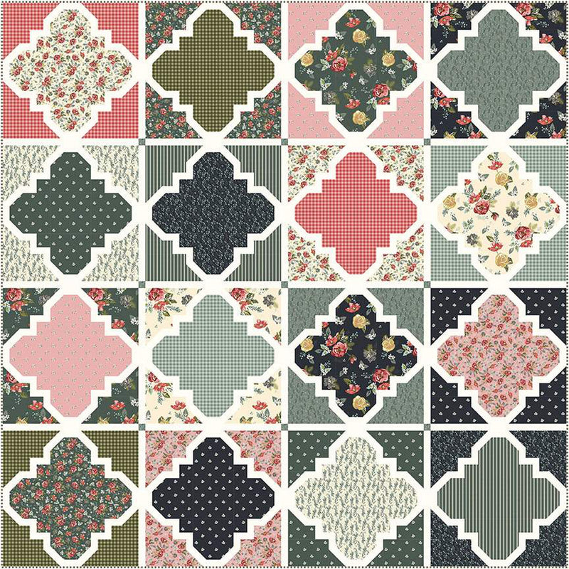Quatrefoil Quilt Pattern by Wendy Sheppard | WS10 | Modern Quilt Pattern