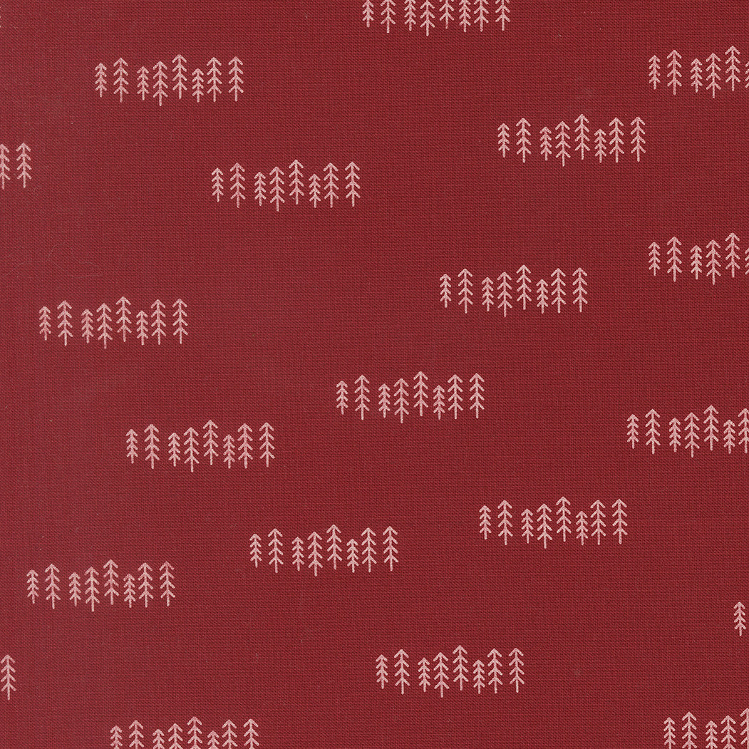 PRESALE Chilly The Forest Red Yardage by Sweetwater for Moda Fabrics | 55713 22