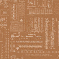 TYPE/ography Cinnamon Yardage by Lori Holt of Bee in My Bonnet for Riley Blake Designs | C16850-CINNAMON