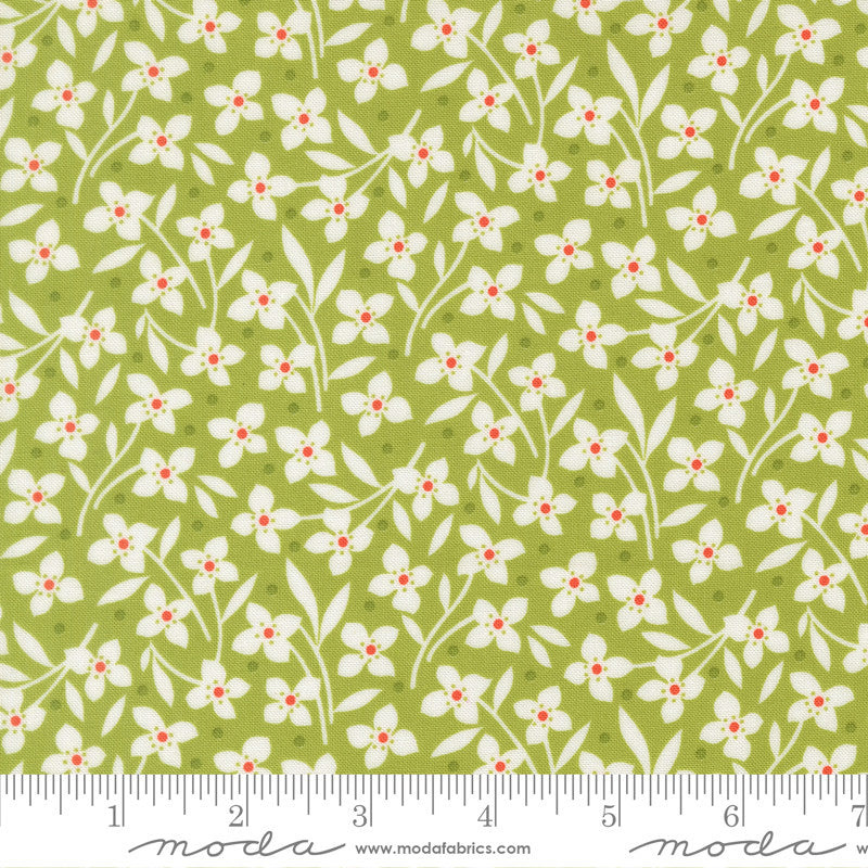 Summers End Forget Me Not Clover Yardage by Fig Tree & Co for Moda Fabrics | 35435 19