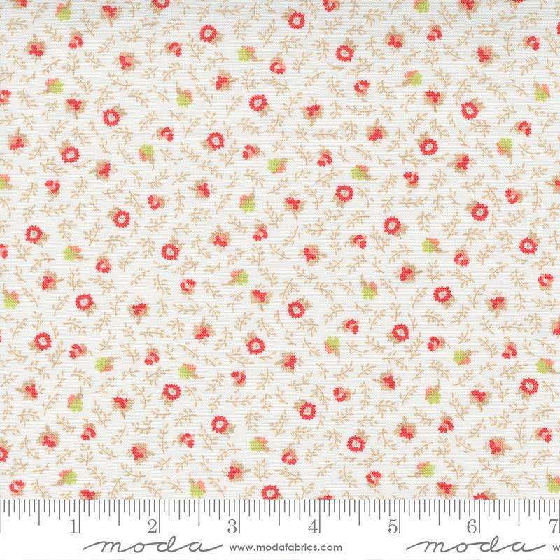 Linen Cupboard Chantilly Strawberry Meadow Yardage by Fig Tree for Moda Fabrics | 20482 11