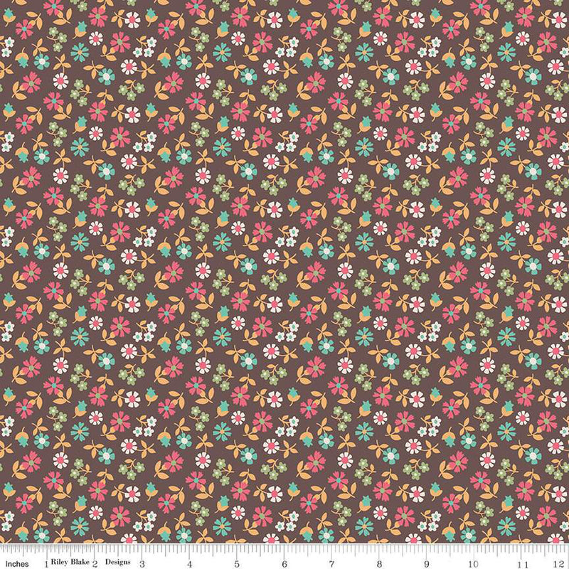 Mercantile Espresso Remembrance Yardage by Lori Holt for Riley Blake Designs |C14394 ESPRESSO