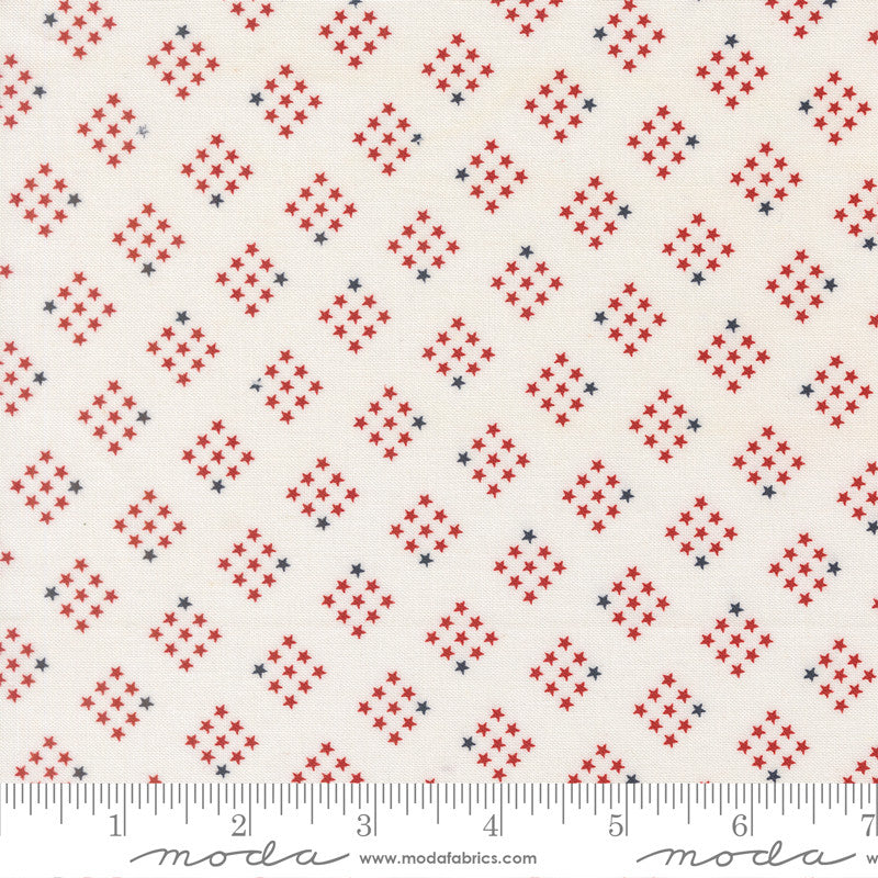 Independence Day Stars Vanilla Yardage by Sweetwater for Moda Fabrics | 55726 31
