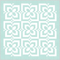 Kaleidoscope Custom Quilt Kit in Magic Dot Fabric by Lella Boutique | Navy Version | Size 70 1/2" x 70 1/2"