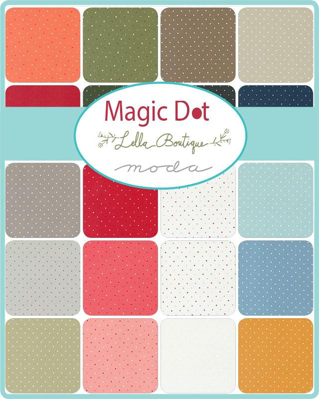 Magic Dot Jelly Roll by Lella Boutique for Moda Fabrics | 40 Precut 2.5" Strips | 5230JR