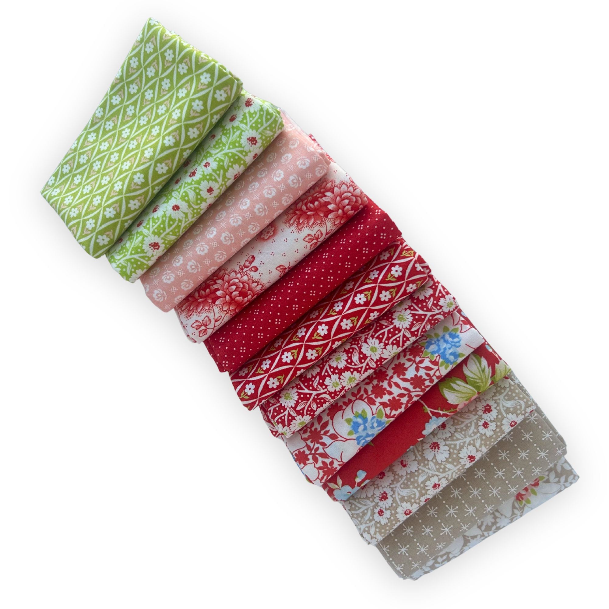 Fig Tree Fat Quarter Bundle | Rosie by Fig Tree & Co for Moda Fabrics | 12 Fat Quarters | Curated Bundle