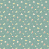 New Beginnings Teal Sweet Peas Yardage by Sandy Gervais for Riley Blake Designs | C15752-Teal