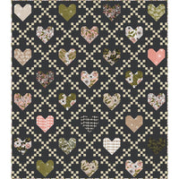 Heirloom Hearts Custom Quilt Kit With Botany by Alli K Designs | Finished Size 63" x 72"