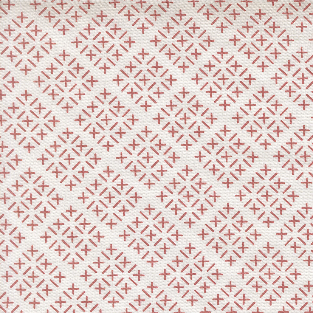 PRESALE Gathered Bonbons Chicken Scratch Blush Yardage by Jen Kingwell for Moda Fabrics | 18302 11