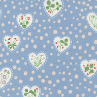 PRESALE Funny Valentine Flower Heart Sky Yardage by Lizzy House for Moda Fabrics | 37144 25