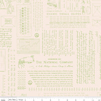 PRESALE TYPE/ography Background Lettuce Yardage by Lori Holt of Bee in My Bonnet for Riley Blake Designs | C16851-LETTUCE