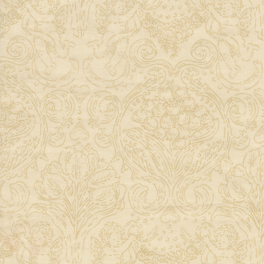 PRESALE Je T'aime Pure Love Lace Natural Yardage by Stacy Iest Hsu for Moda Fabrics | 20993 21