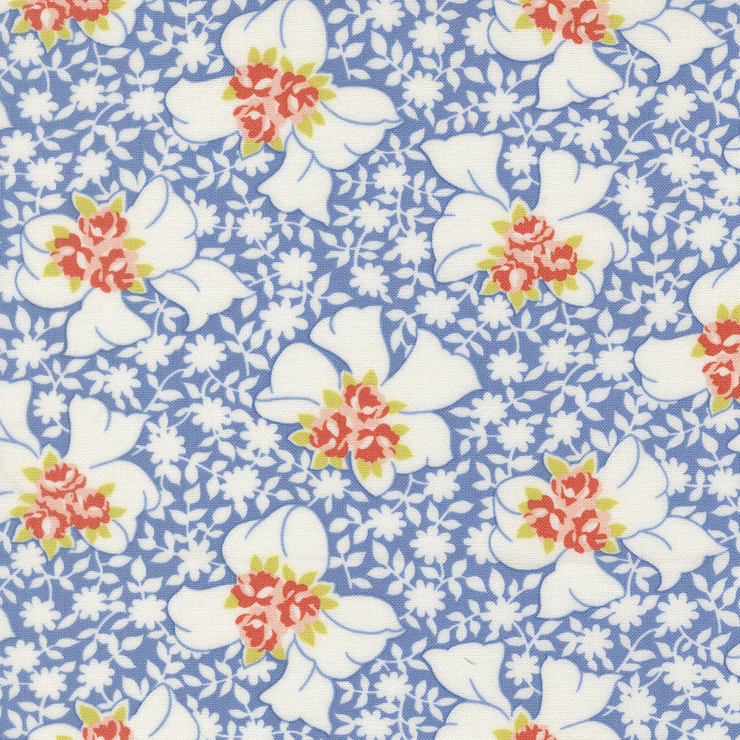 PRESALE Rosie Nanas Apron Blueberry Yardage by Fig Tree & Co for Moda Fabrics | 35421 18