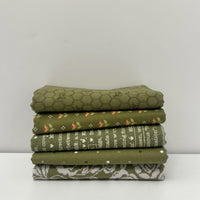 Wild Honey Custom Fat Quarter Bundle Fern by Lella Boutique for Moda Fabrics | 5 FQs | Curated Bundle