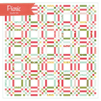 PRESALE Picnic Quilt Kit With Bloomsberry by Camille Roskelley for Moda Fabrics | Quilt Size 76" x 76"