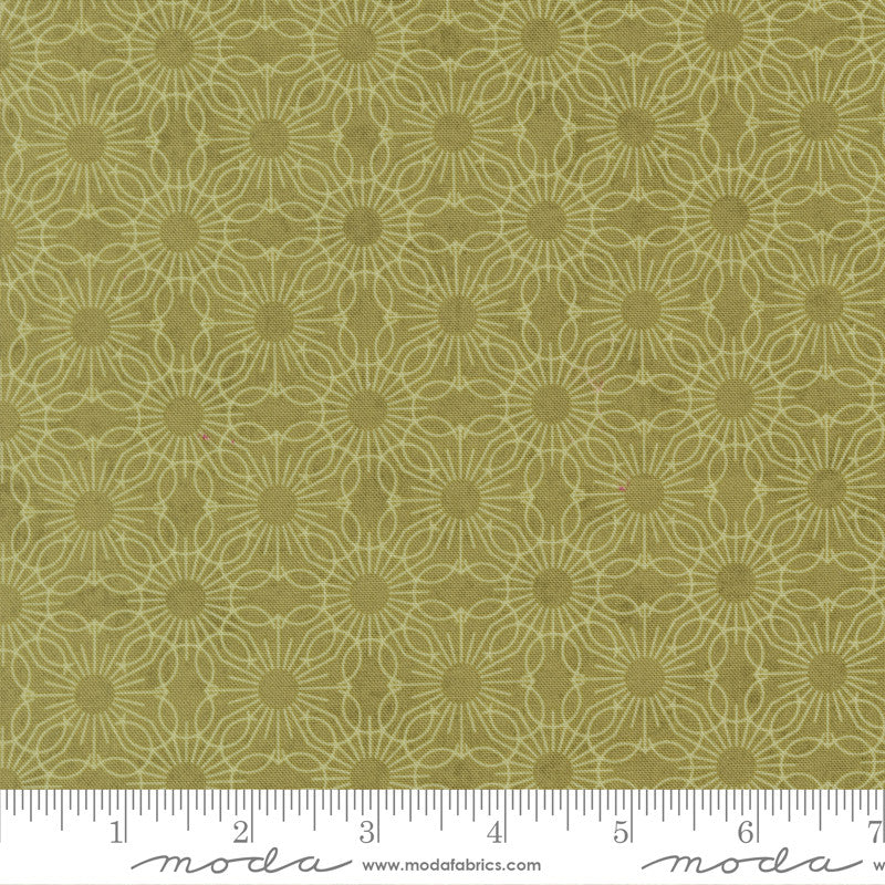 Fieldrush Jasmine Moss Yardage by BasicGrey for Moda Fabrics | 30784 13