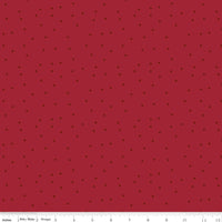 PRESALE Christmas Time Dots Red Yardage by Dani Mogstad for Riley Blake Designs | C17825-RED