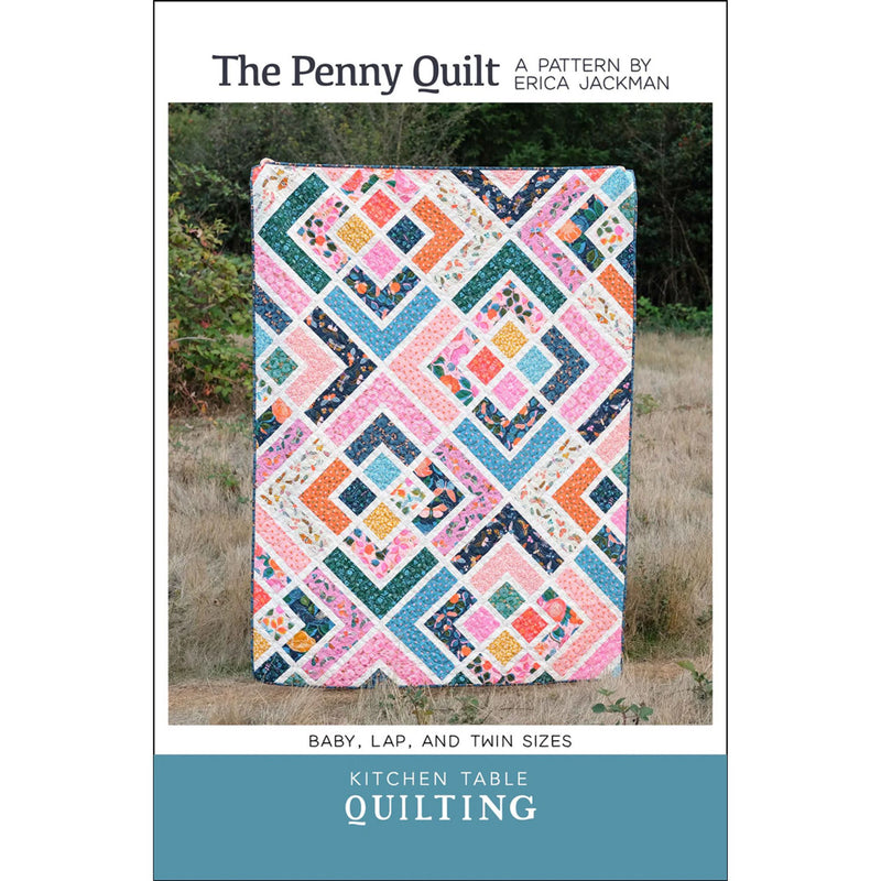 The Penny Quilt Custom Quilt Kit With Little Darlin' by the RBD Designers | Quilt Size 55" x 74"