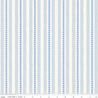 PRESALE Penelope Stripes Cream Yardage by My Mind's Eye for Riley Blake Designs | C16645-CREAM