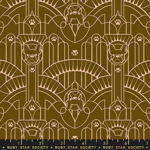 PRESALE Dog Park Cocoa Deco Yardage by Sarah Watts of Ruby Star Society for Moda Fabrics | RS2097 16 | Cut Options