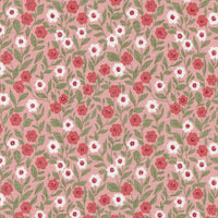 PRESALE Love Blooms Cupid Floral Blush Yardage by Lella Boutique for Moda Fabrics | 5221 14