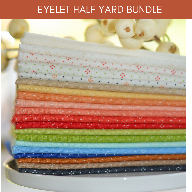 Eyelet Half Yard Bundle by Fig Tree for Moda Fabrics | 20 SKUs | Free US Shipping | In Stock Shipping Now