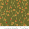 PRESALE Bee Garden Darling Daffodils Metallic Ivy by Gingiber for Moda Fabrics | 48413 12M