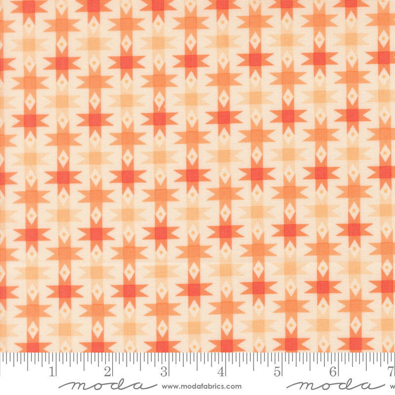 PRESALE Popcorn Ribbon Stars Peach Yardage by Elizabeth Hartman for Moda Fabrics | 51281 19