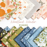 Woodland Wonder Custom Half Yard Bundle by Gingiber for Moda Fabrics | Curated Bundle 6 SKUs