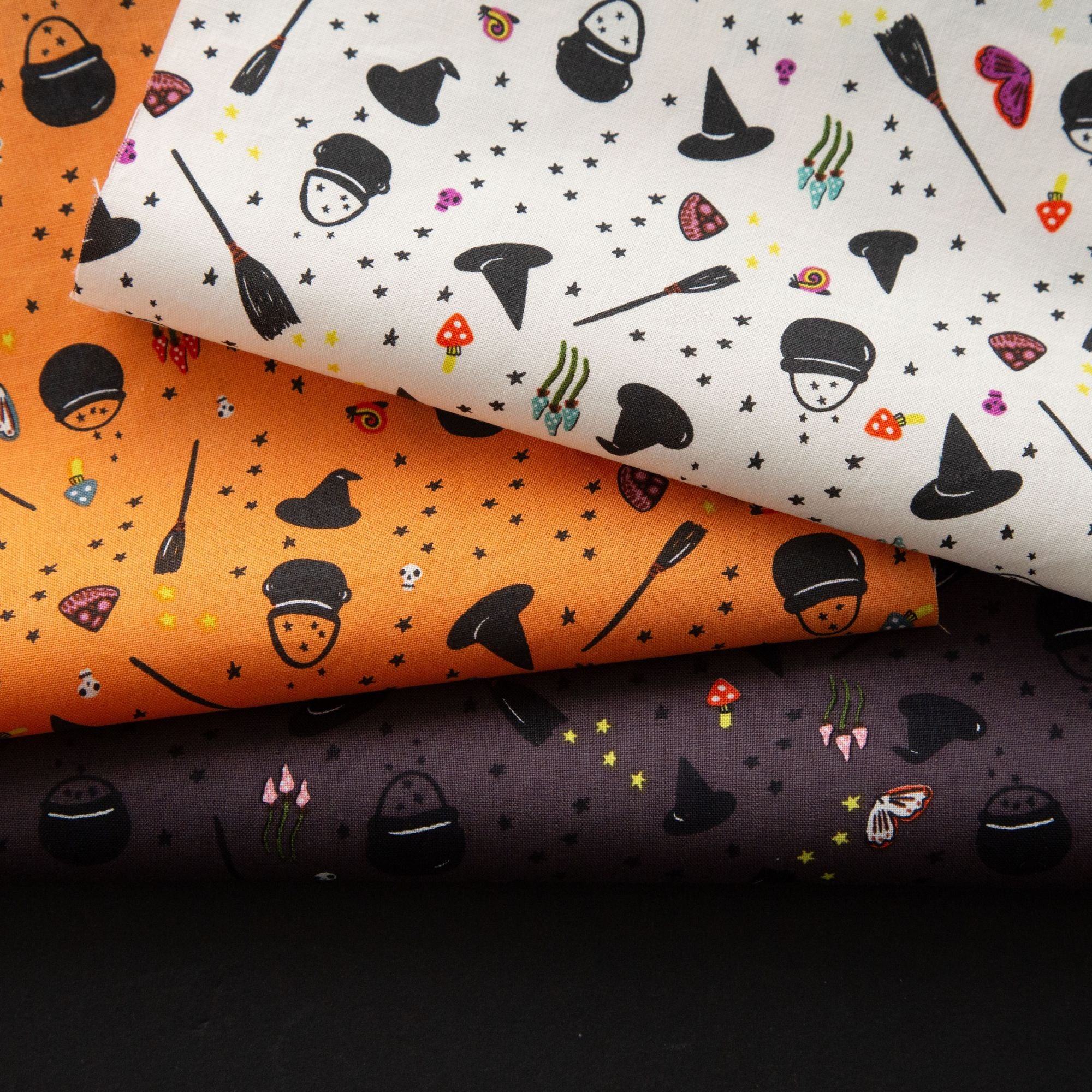 PRESALE Freaky Familiars Custom Fat Quarter Bundle Witchy Woman by Ruby Star Society | 3 FQs | Curated Bundle