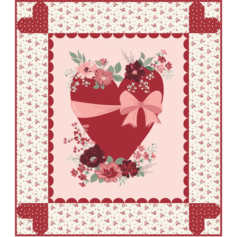 Love You Always Panel Quilt Kit Boxed by Sandy Gervais for Riley Blake Designs | KT-16870