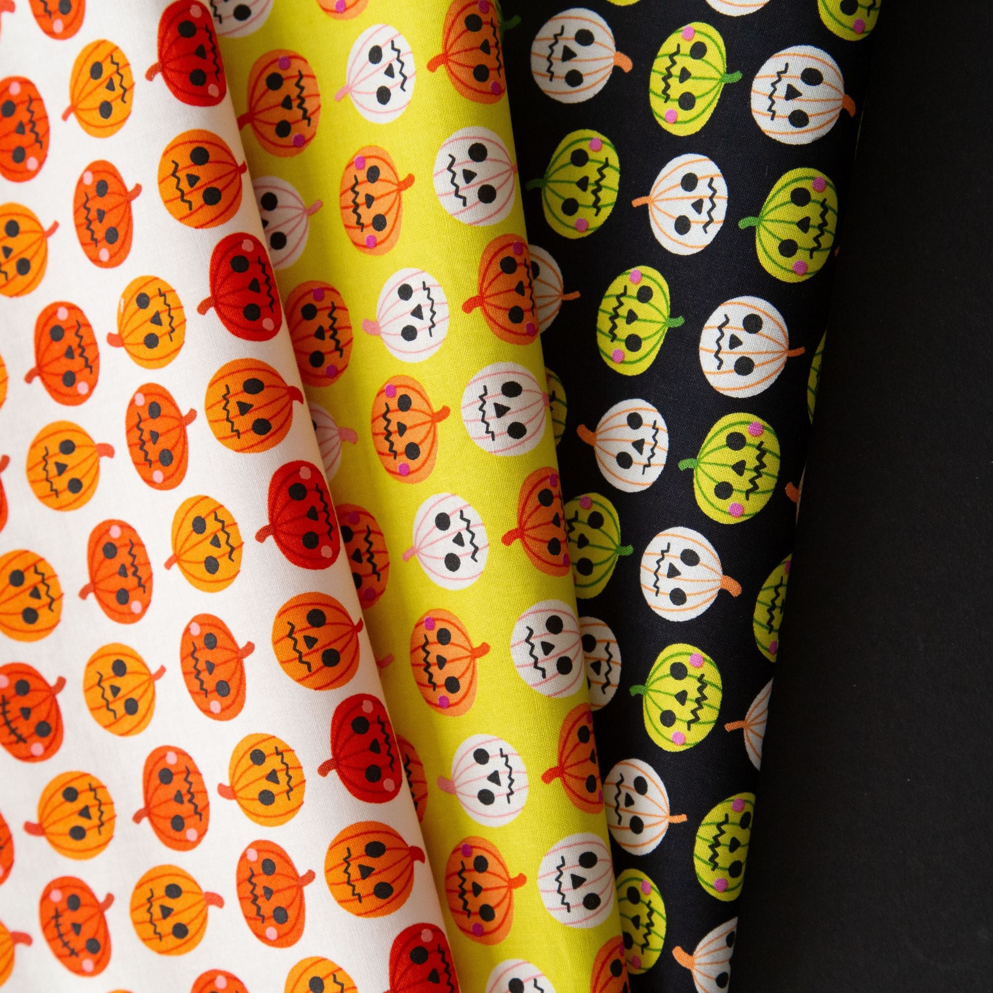 PRESALE Freaky Familiars Custom Fat Quarter Bundle Pumpkin Party by Ruby Star Society | 3 FQs | Curated Bundle