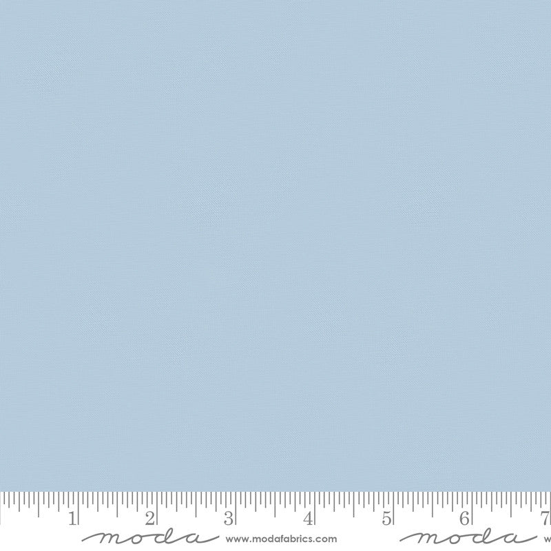 PRESALE Bella Solids Powder Blue Yardage by Moda Fabrics  | Solid Quilting Cotton | 9900 460