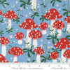PRESALE Funny Valentine Mushrooms Sky Yardage by Lizzy House for Moda Fabrics | 37141 25