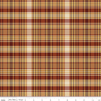 Plaid-Venture Club Fisher Nutmeg Yardage by The RBD Designers for Riley Blake Designs |  C17045-NUTMEG