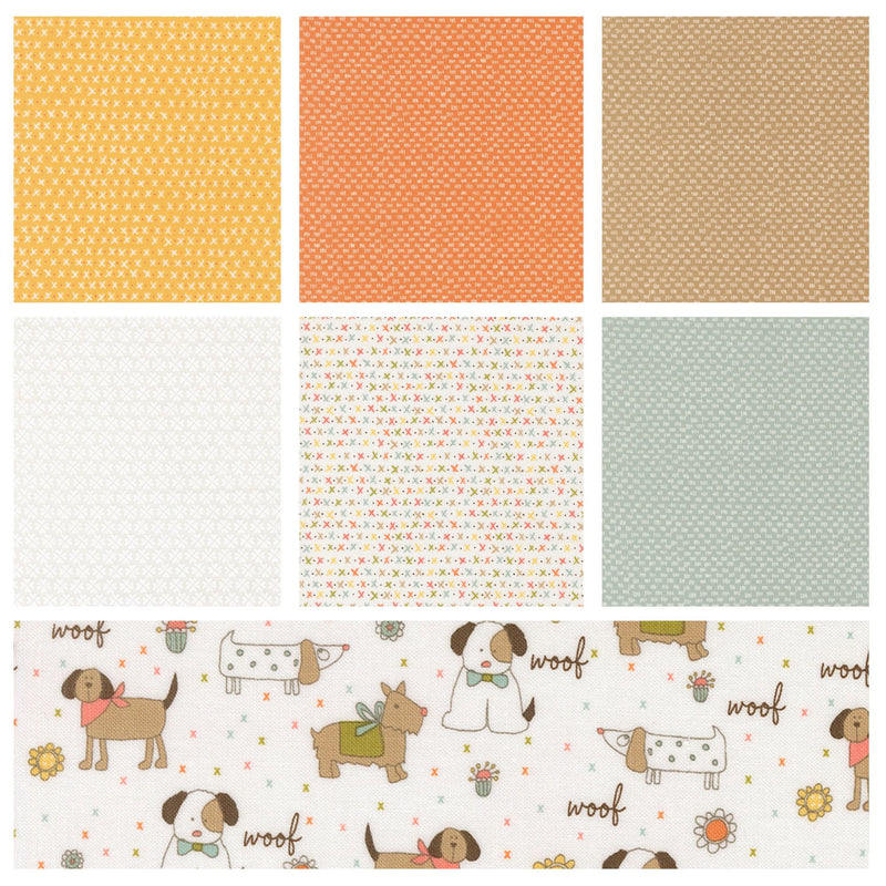 Lucky Custom Fat Quarter Bundle by Sweetwater for Moda Fabrics | 7 Fat Quarters