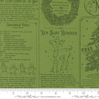 Holiday Cheer North Pole News Mistletoe Yardage by Stacy Iest Hsu for Moda Fabrics | 20970 13