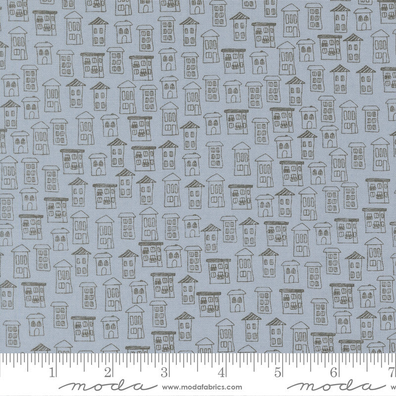 PRESALE Independence Day American Houses Splash Yardage by Sweetwater for Moda Fabrics | 55723 22