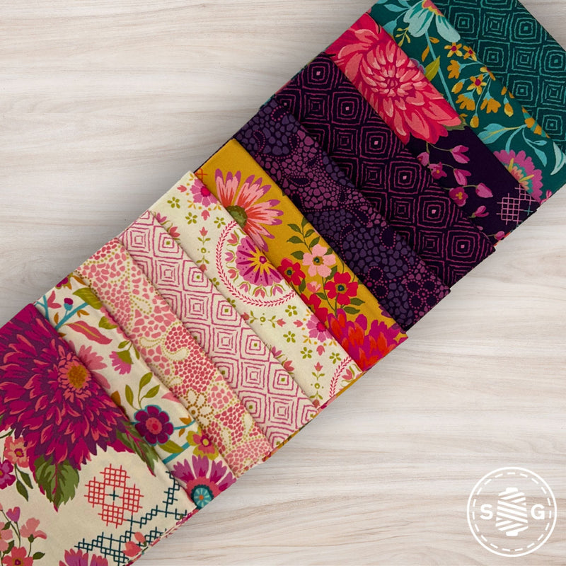 Parlor Custom Fat Quarter Bundle by Crystal Manning for Moda Fabrics | 11 FQs