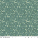 Albion Green Mountains Yardage by Amy Smart for Riley Blake Designs | C14592 GREEN