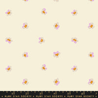 Bird Is The Word Violet Natural Yardage by Kimberly Kight of Ruby Star Society | RS3083 11