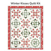 PRESALE Winter Kisses Custom Quilt Kit With Mistletoe & Holly by Beverly McCullough for Riley Blake Designs | Size 59" x 75"