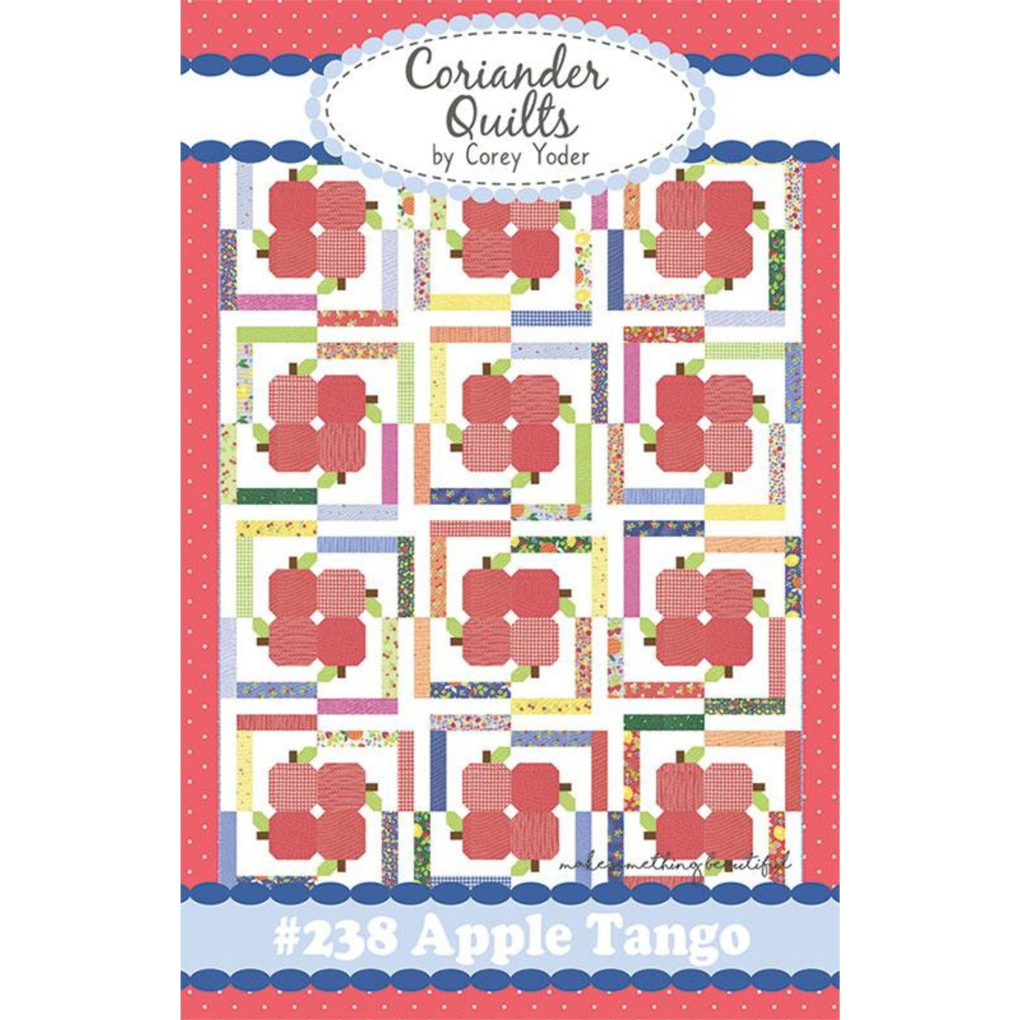 Apple Tango Custom Quilt Kit With Fruit Salad by Corey Yoder of Coriander Quilts | Quilt Size 72” x 96"