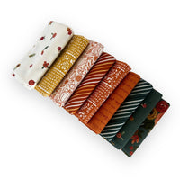 Fall Fat Quarter Bundle | Happy Fall Days by Kelsey Carlson for Riley Blake Design | 9 Fat Quarters | Curated Bundle