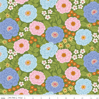 Little Darlin' Main Green Yardage by the RBD Designers for Riley Blake Designs | C16970-GREEN