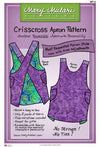 Crisscross Apron Pattern by  Mary Mulari Design | Size Variations Included
