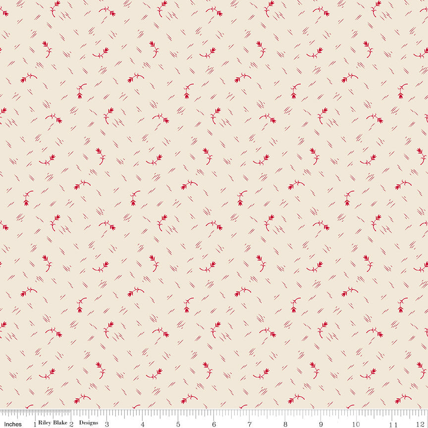 PRESALE Baked With Love Tradition Schoolhouse Yardage by Lori Holt of Bee in My Bonnet | C17797-SCHOOLHOUSE