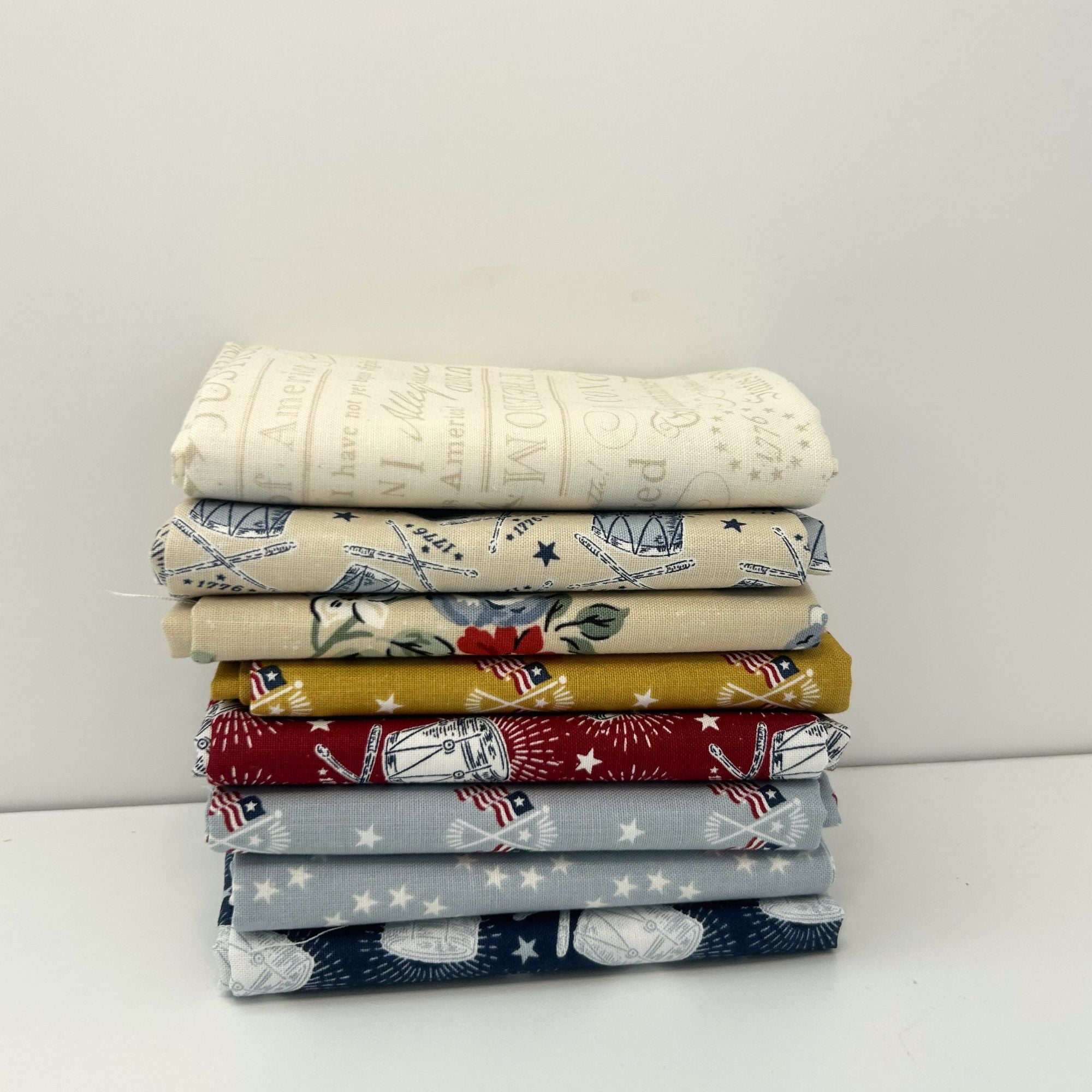 Independence Custom Fat Quarter Bundle by the RBD Designers for Riley Blake Designs | 8 FQs | Curated Bundle