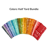 TYPE/ography Colors Custom Half Yard Bundle by Lori Holt of Bee in My Bonnet for Riley Blake Designs | 30 Pcs