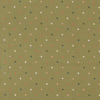 PRESALE Garden Glam Magic Dot Grass Yardage by Lella Boutique for Moda Fabrics | 5230 76